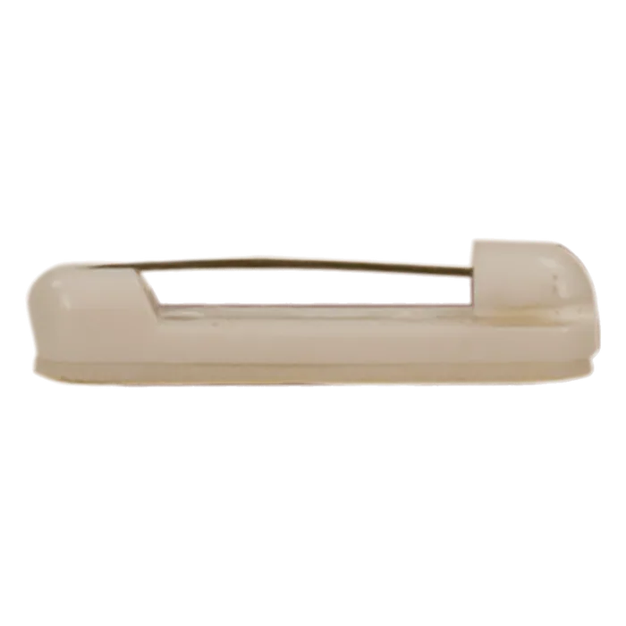 White Plastic Self-Adhesive Pin for Badges