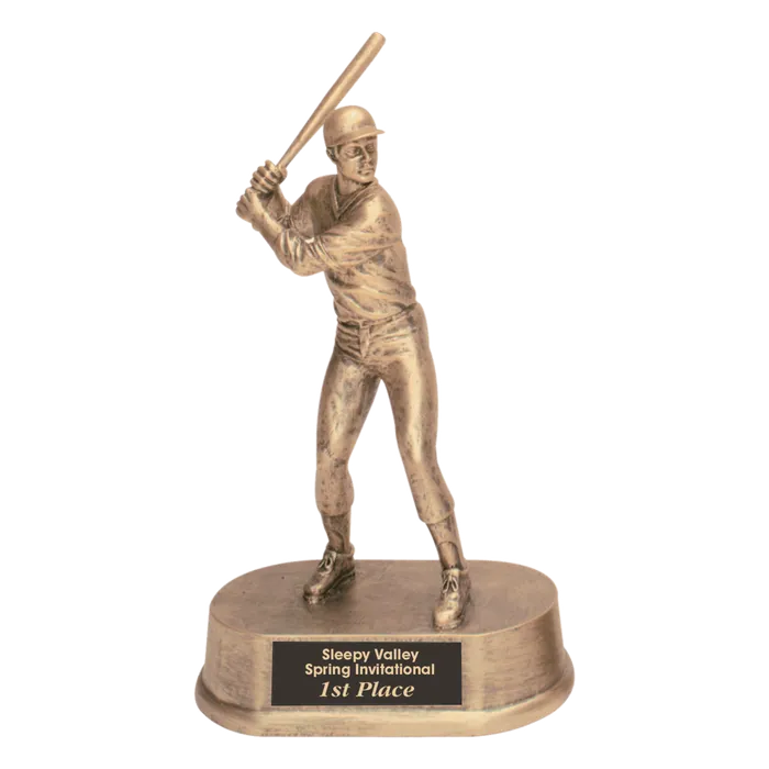 Male Baseball Resin