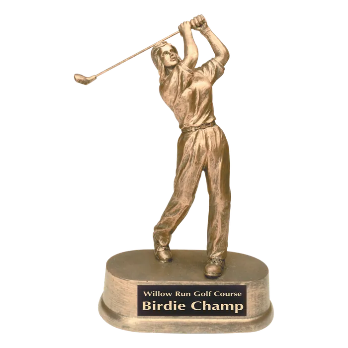 Female Golf Resin