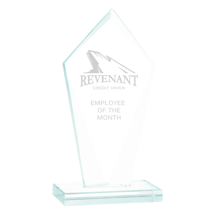 Premier Jade Diamond Glass Award, 7 1/2"