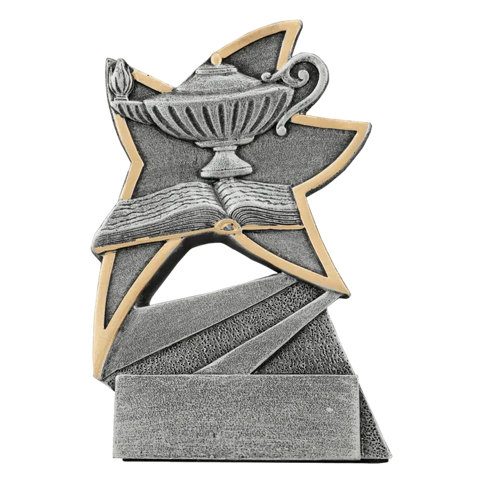 Lamp of Knowledge Jazz Star Resin-5 1/2"
