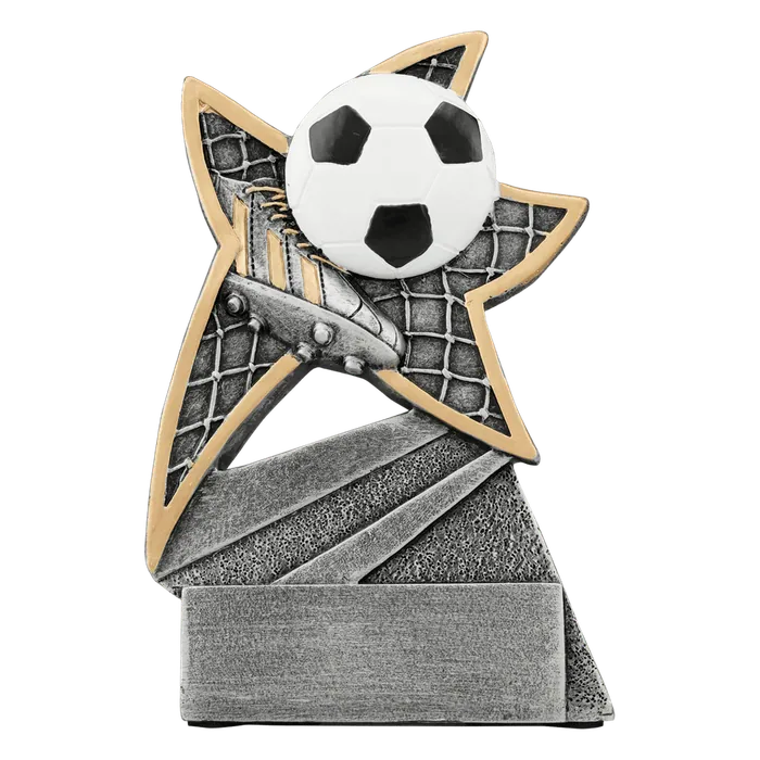 Soccer Jazz Star Resin