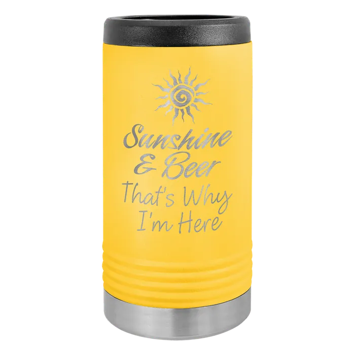 Yellow Slim Polar Camel Beverage Holder