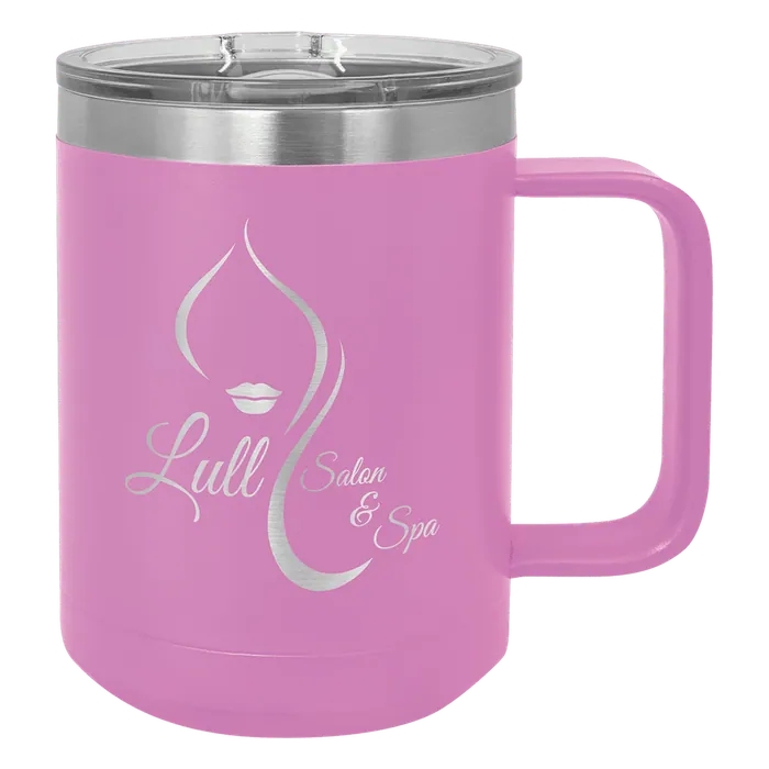 Light Purple 15 oz. Polar Camel Coffee Mug with Slider Lid