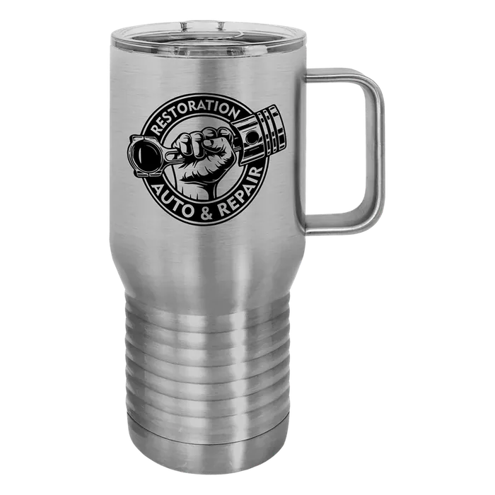 Stainless Steel 20 oz. Polar Camel Travel Mug with Slider Lid