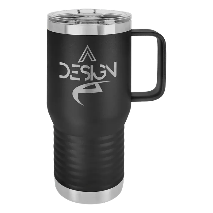 Black Polar Camel 20 oz. Travel Mug