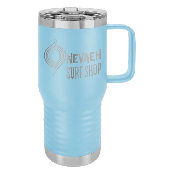 Light Blue 20 oz. Polar Camel Travel Mug with Slider Lid