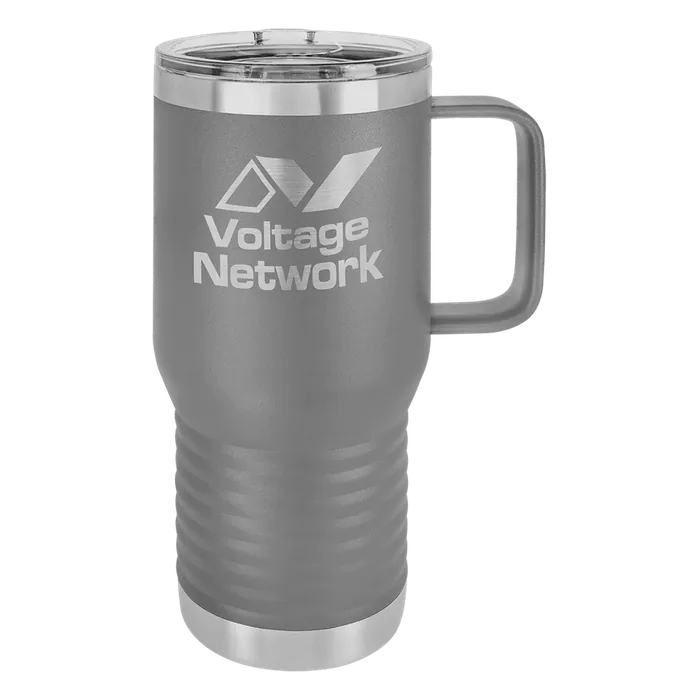 Dark Gray 20 oz. Polar Camel Travel Mug with Slider Lid