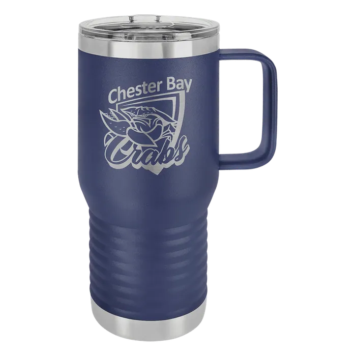 Navy Blue Polar Camel 20 oz. Travel Mug