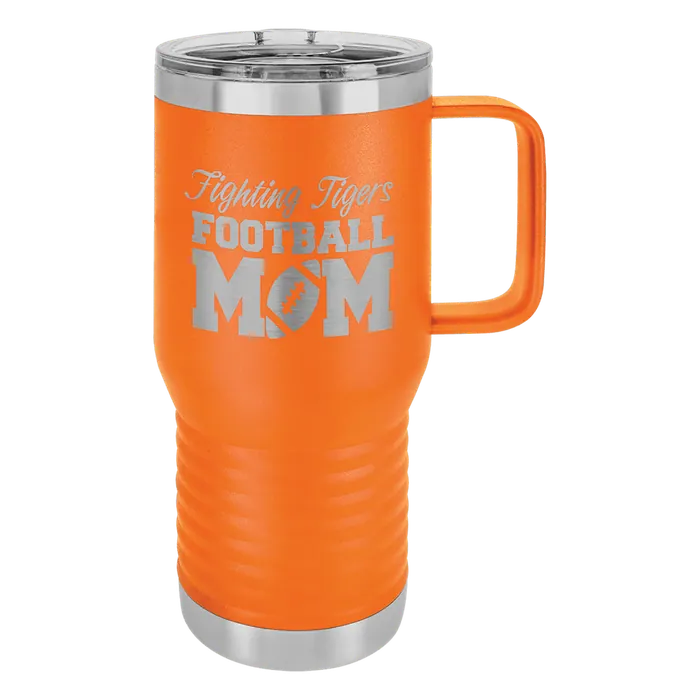 Orange 20 oz. Polar Camel Travel Mug with Slider Lid