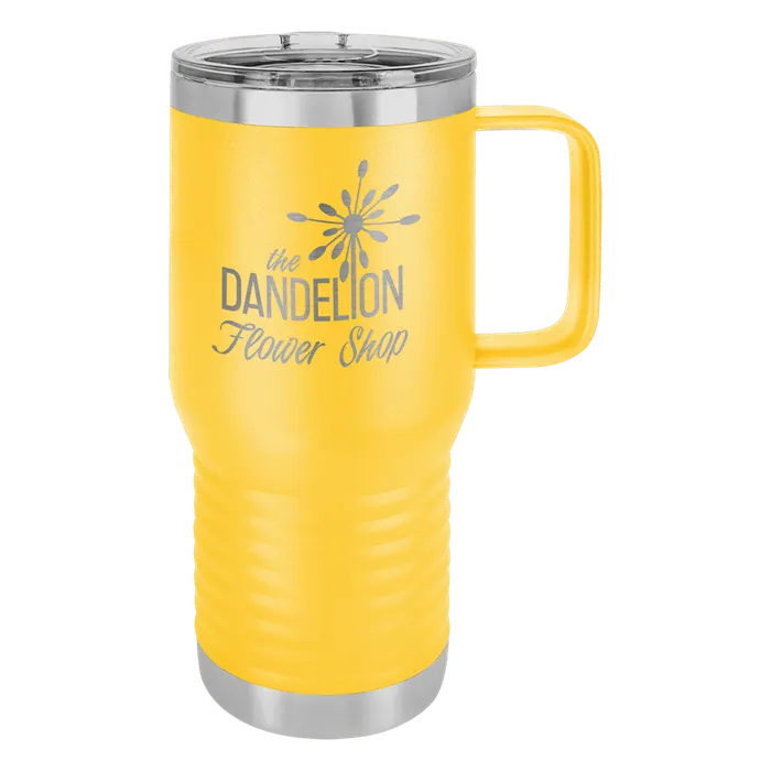 Yellow 20 oz. Polar Camel Travel Mug with Slider Lid