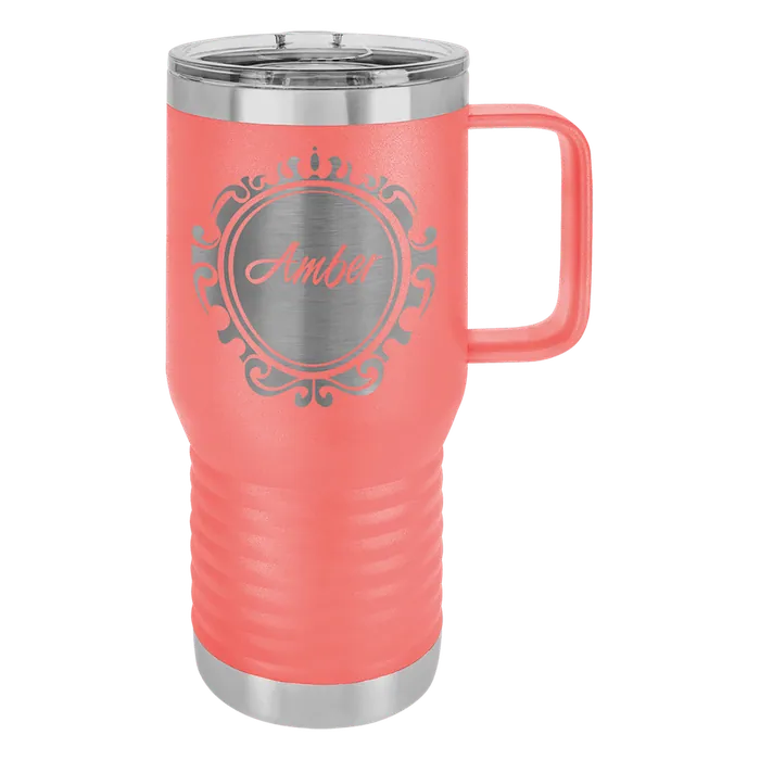 Coral 20 oz. Polar Camel Travel Mug with Slider Lid