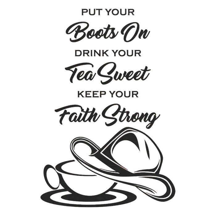 Rawhide Leatherette Wall Decor/Signage, Style LDC0104