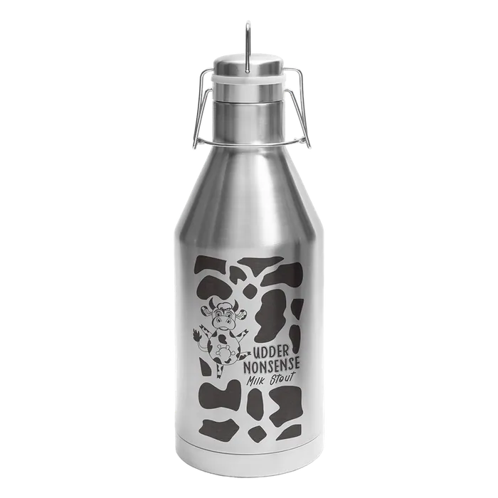 Stainless Steel Polar Camel 64 oz. Vacuum Insulated Growler with Swing-Top