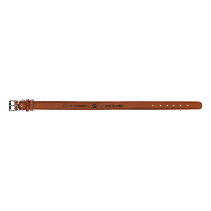 Rawhide Leatherette Dog Collar, Style LLC545
