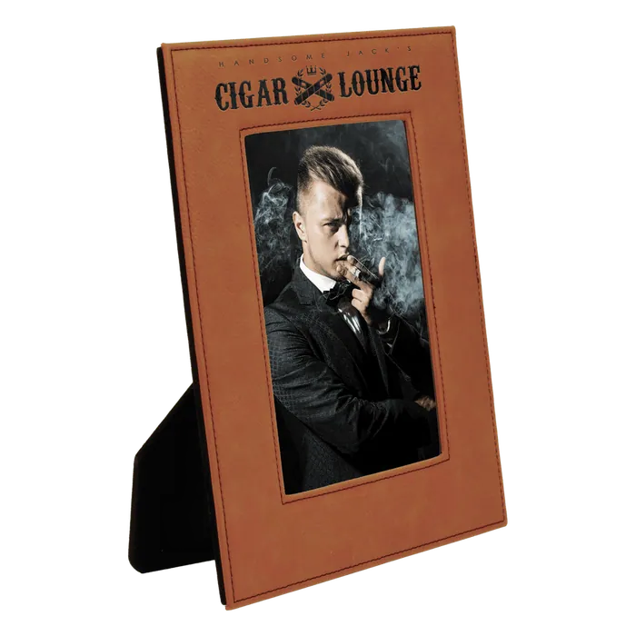 5" x 7" Rawhide Leatherette Photo Frame
