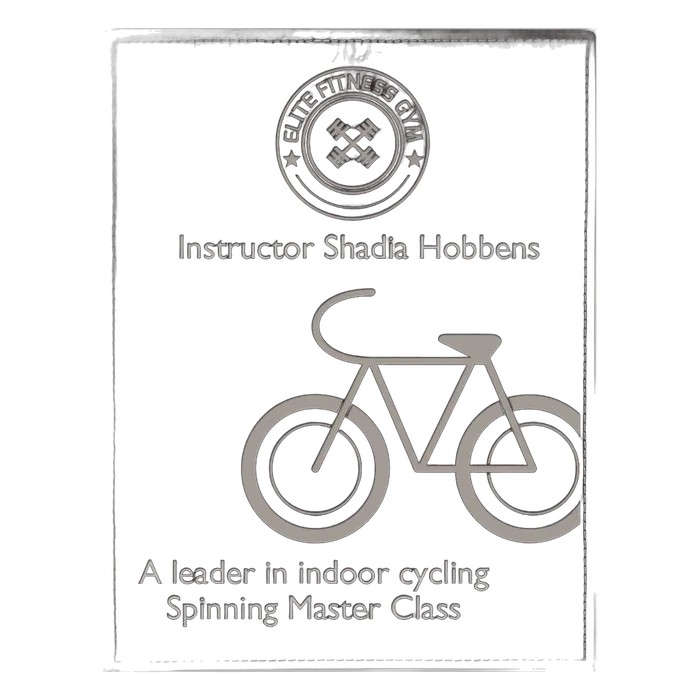 Black/Silver 10 1/2" x 13" Laserable Leatherette Plaque
