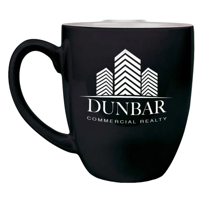 Black 16 oz. Ceramic Bistro Mug