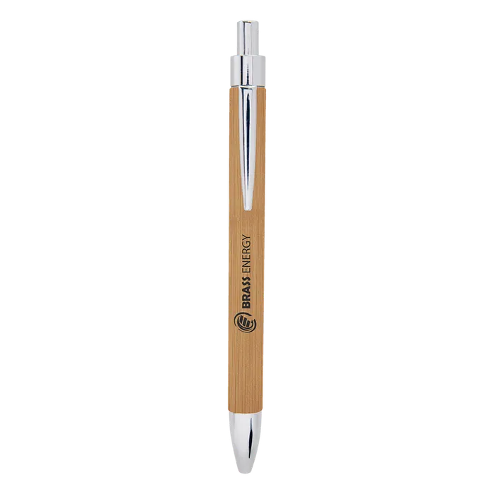 Bamboo Laserable Leatherette Pen