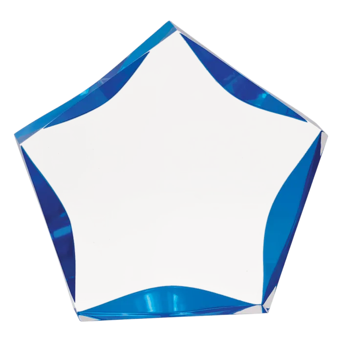 Medium Blue Luminary Star Acrylic
