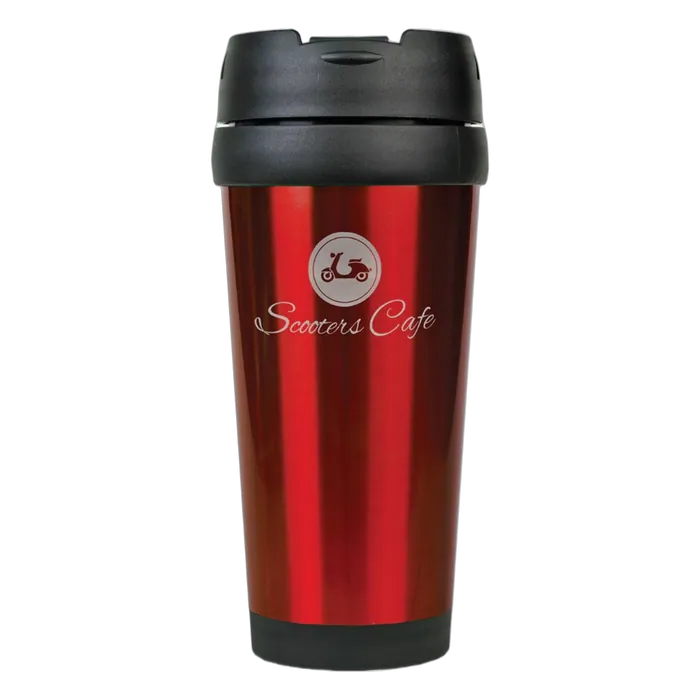 16 oz. Gloss Red Travel Mug