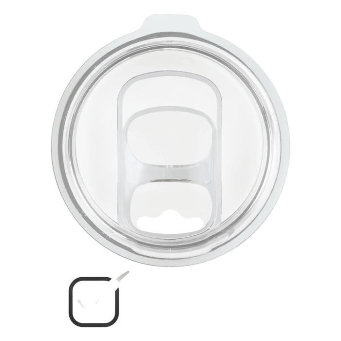 Slider Lid for 12 and 16 oz. Stemless, 14 oz. Pilsner, or 22 oz Skinny Tumbler