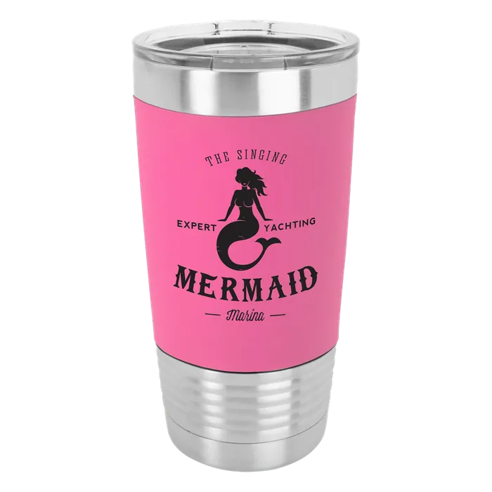 Pink/Black 20 oz. Polar Camel Silicone Grip Tumbler with Clear Standard Lid