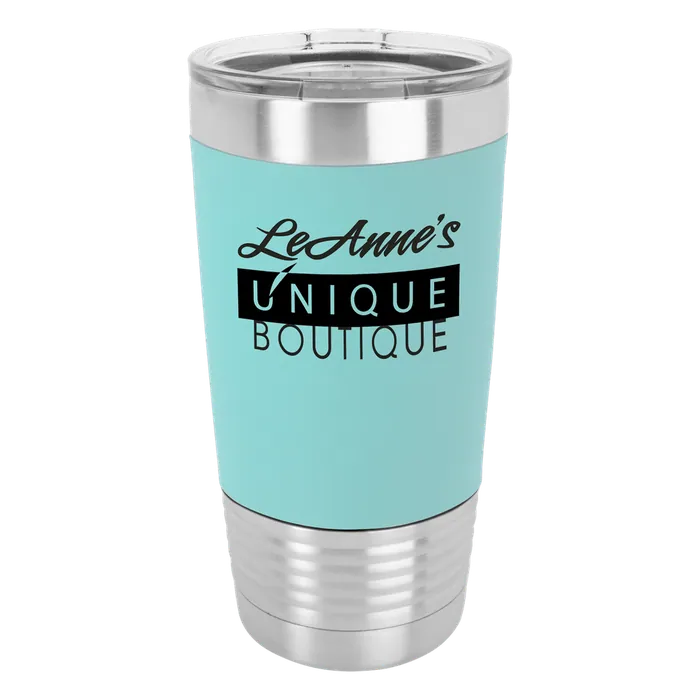 Teal/Black 20 oz. Polar Camel Silicone Grip Tumbler with Clear Standard Lid