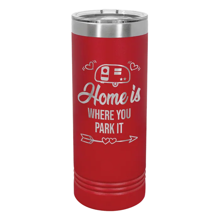 Red Polar Camel 22 oz. Skinny Tumbler with Slider Lid