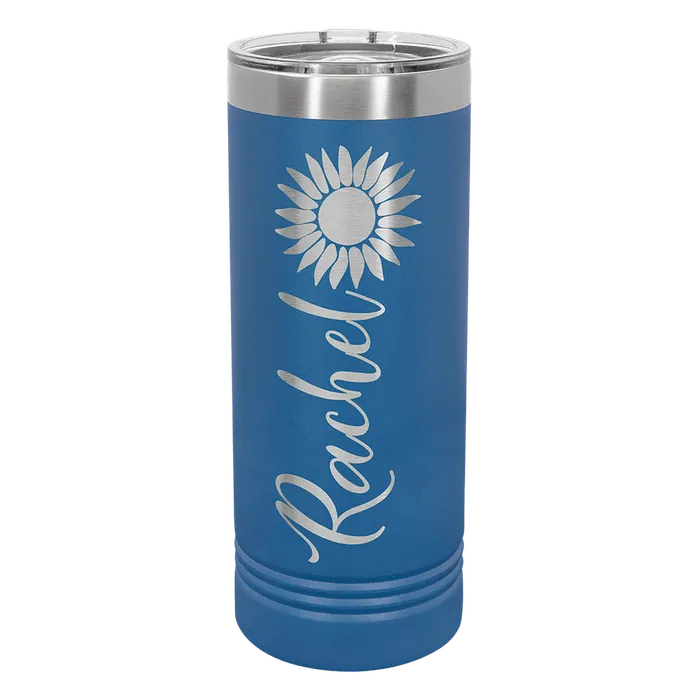 Royal Blue Polar Camel 22 oz. Skinny Tumbler with Slider Lid