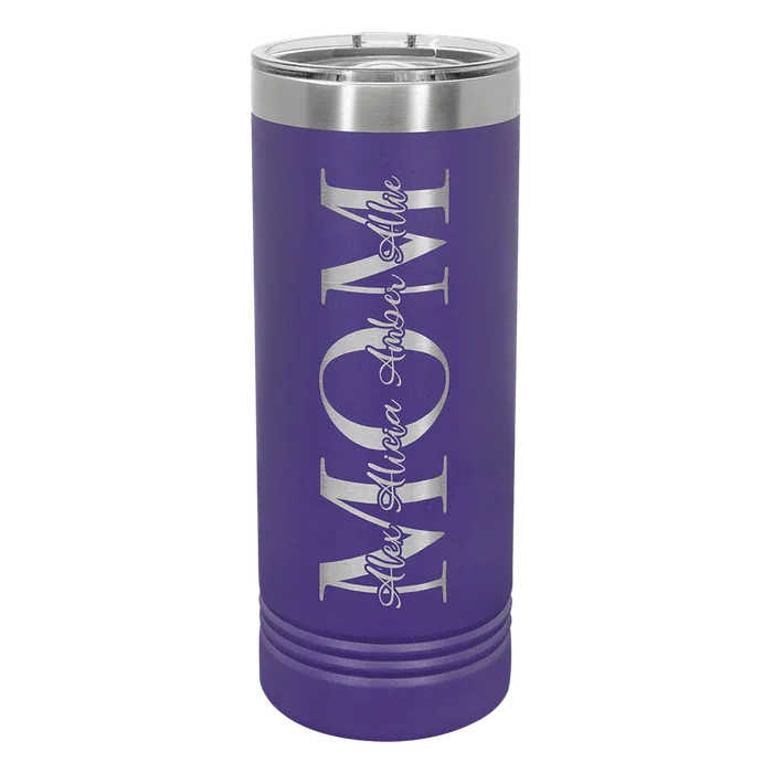 Purple 22 oz. Polar Camel Skinny Tumbler with Slider Lid