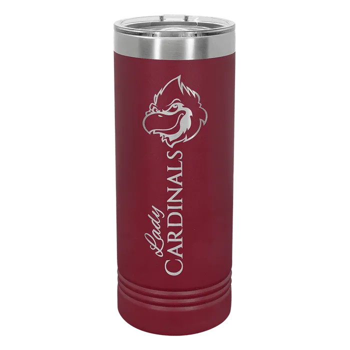 Maroon 22 oz. Polar Camel Skinny Tumbler with Slider Lid