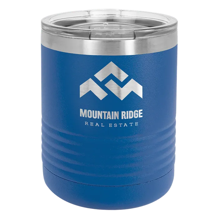 Royal Blue 10 oz. Polar Camel Tumbler wth Clear Standard Lid