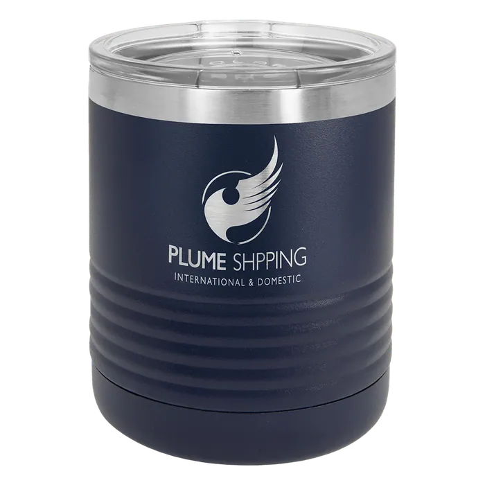 Navy Blue 10 oz. Polar Camel Tumbler with Clear Standard Lid