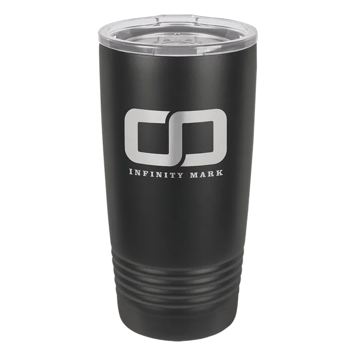 Black 20 oz. Polar Camel Ringneck Tumbler (No Silver Ring) with Standard Lid