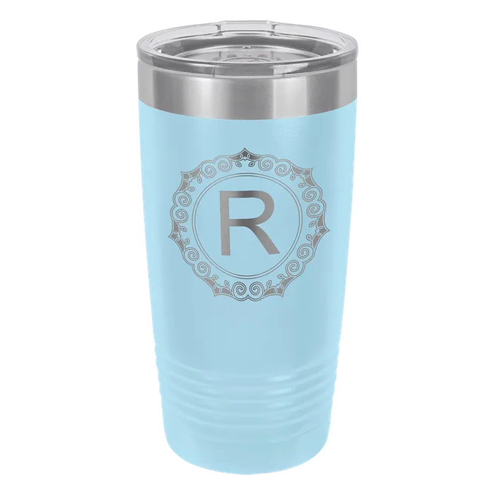 Light Blue 20 oz. Polar Camel Ringneck Tumbler with Standard Lid