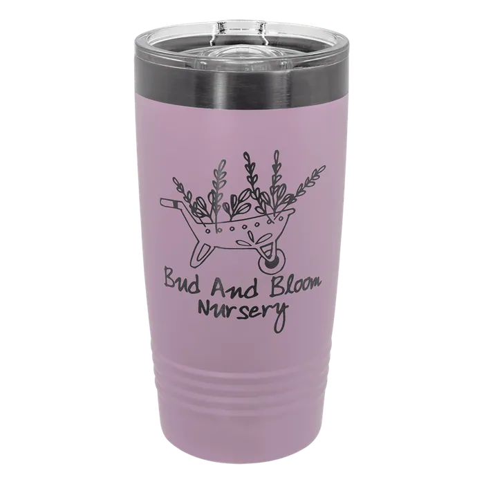 Moody Lilac/Ghost Black 20 oz. Polar Camel ION-Plated Ringneck Tumbler w/Slider