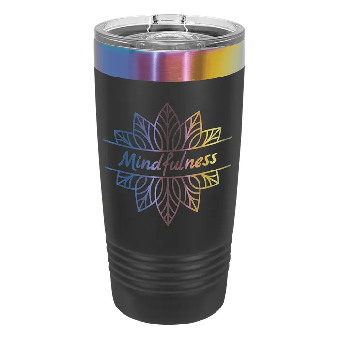 Black/Prism ION-Plated Polar Camel 20 oz. Tumbler with Slider Lid