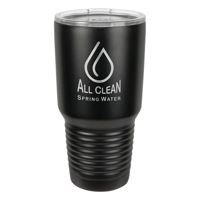 Black (Without Silver Ring) 30 oz. Polar Camel Ringneck Tumbler w/Standard Lid