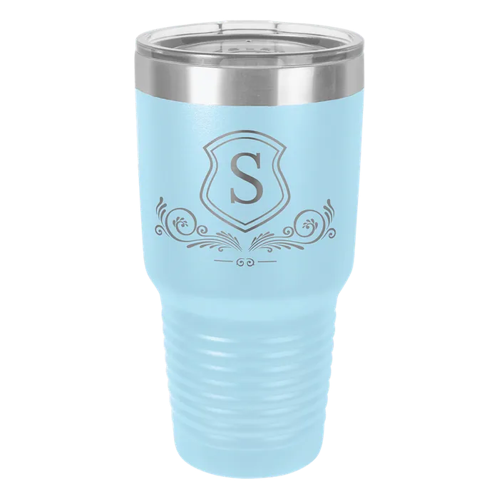 Light Blue 30 oz. Polar Camel Ringneck Tumbler with Standard Lid