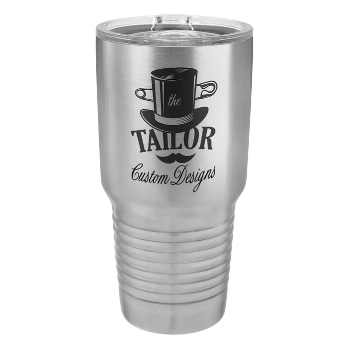 Stainless Steel 30 oz. Polar Camel Ringneck Tumbler with Slider Lid