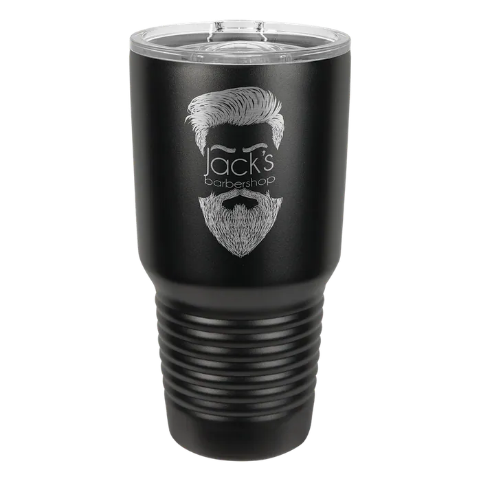 Black (No Silver Ring) 30 oz. Polar Camel Ringneck Tumbler with Slider Lid
