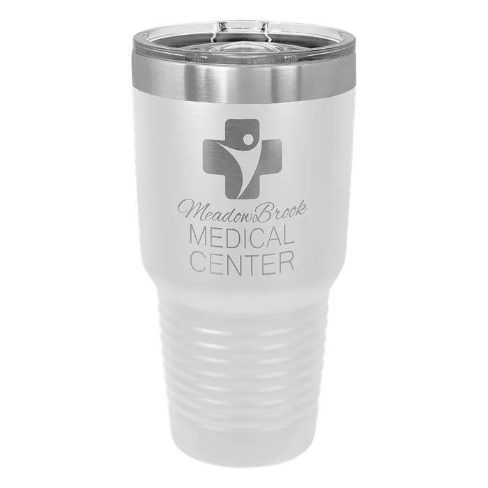 White Polar Camel 30 oz. Tumbler with Slider Lid