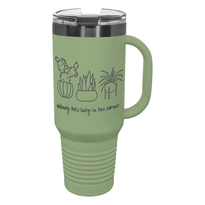 Moody Lilac/Ghost Black 40 oz. Polar Camel Travel Mug with Snap Lid and Straw
