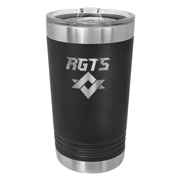 Black 16 oz. Polar Camel Pint with Slider Lid