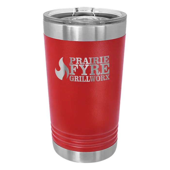 Red 16 oz. Polar Camel Pint with Slider Lid