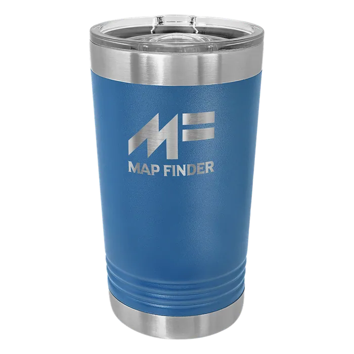 Royal Blue 16 oz. Polar Camel Pint with Slider Lid