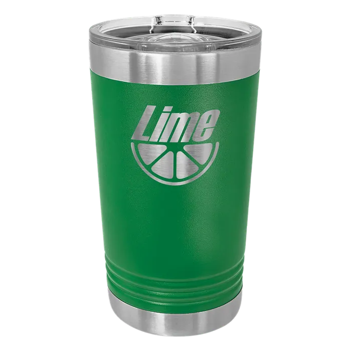 Green 16 oz.Polar Camel Pint with Slider Lid