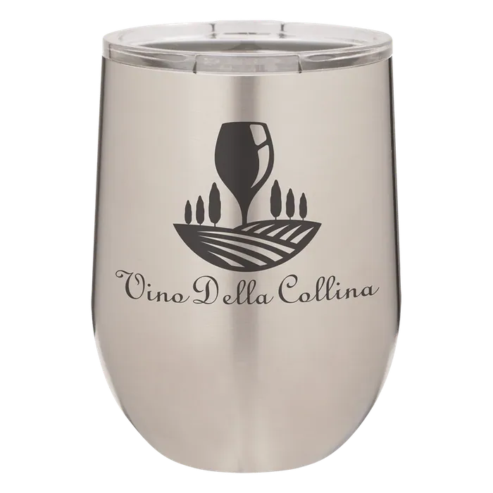 Stainless Steel 12 oz. Polar Camel Stemless Wine Tumbler