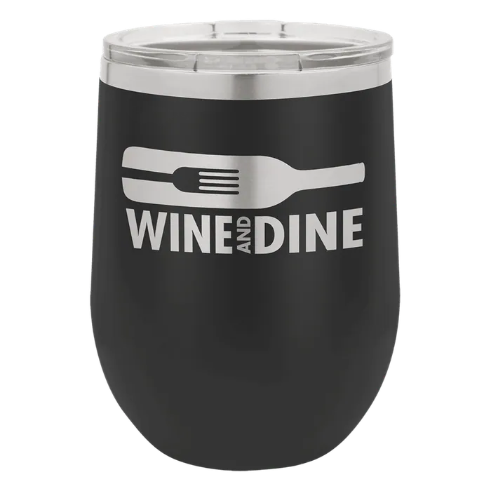 Black Polar Camel 12 oz. Stemless Wine Tumbler